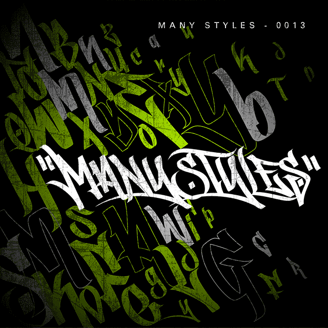 ManyStyles Generative Graffiti Font, Main Cover Image